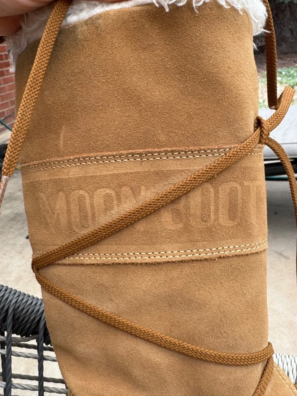 Tecnica Moon Boots Genuine Suede Leather & Faur Fur
